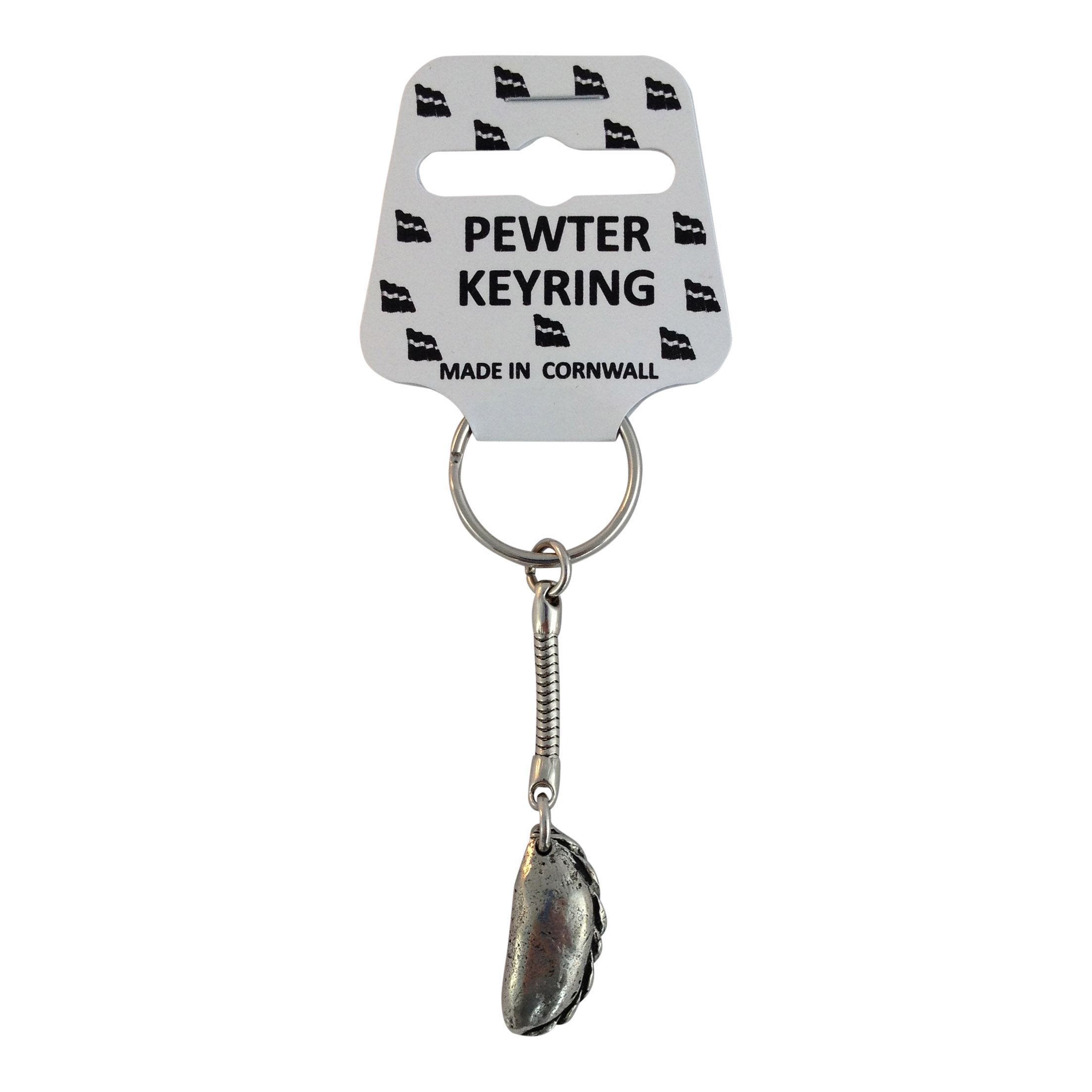 Pewter Pasty Keyring