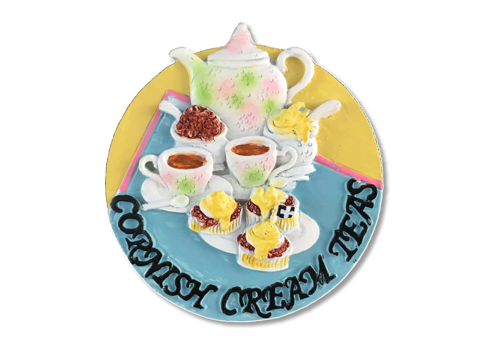 Cornish Cream Tea Resin Magnet