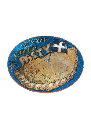 Famous Cornish Pasty Foil Magnet