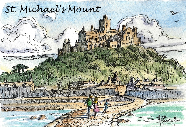 Tin Plate Magnet St. Michael's Mount