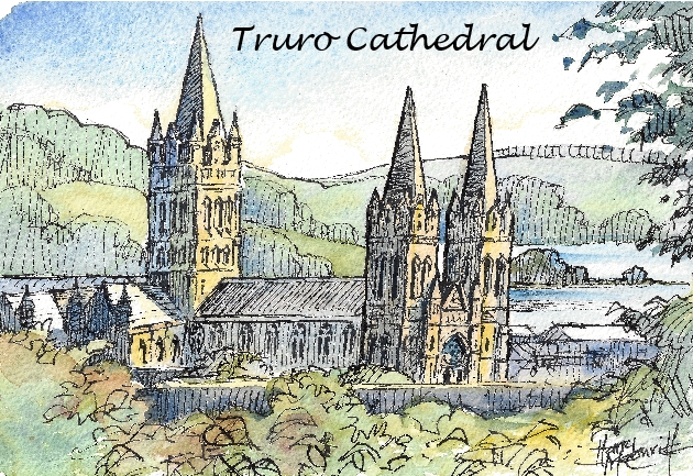 Tin Plate Magnet Truro