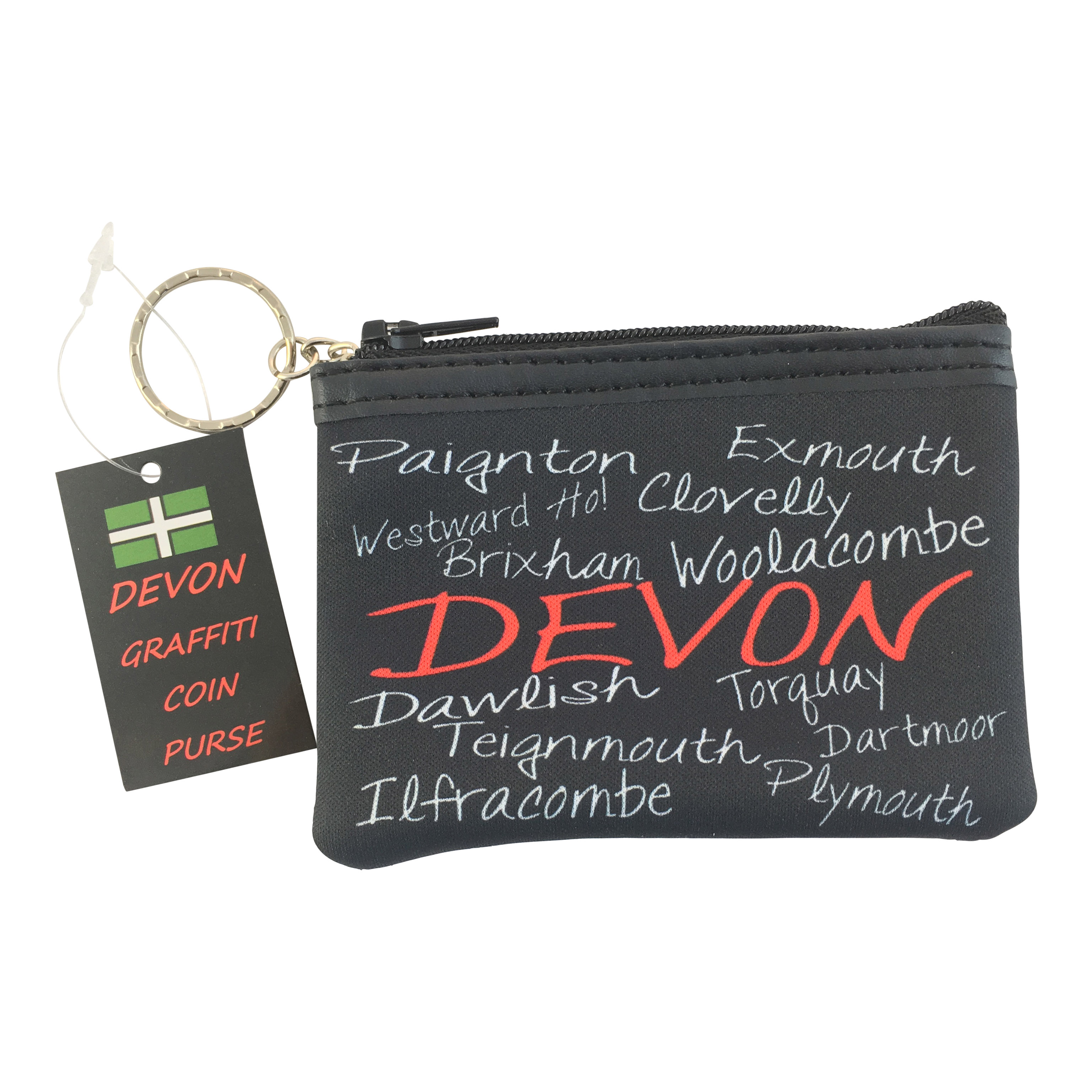 Devon Graffiti Coin Purse with Keyring