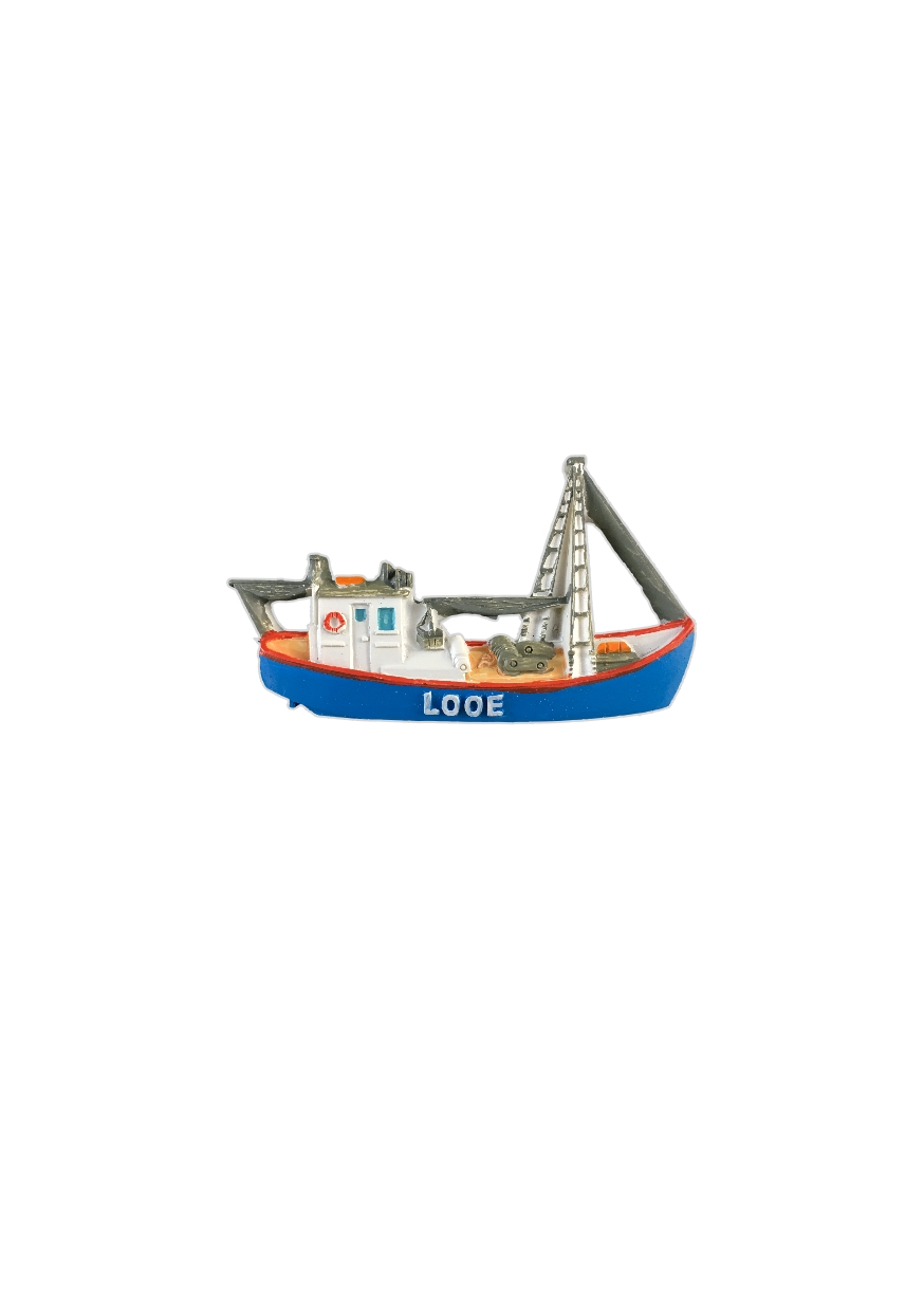 Resin Magnet Looe Trawler