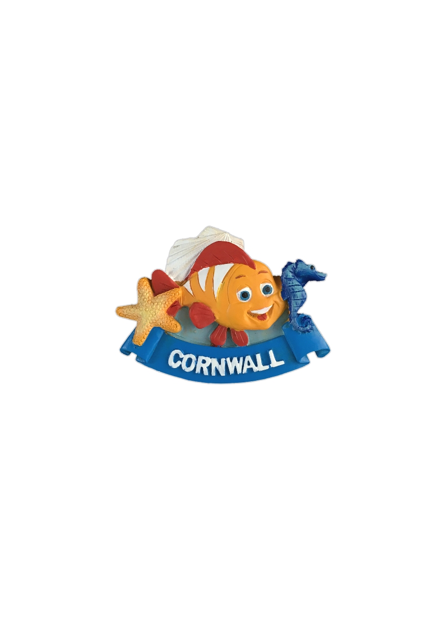 Resin Cornwall Sealife Magnet