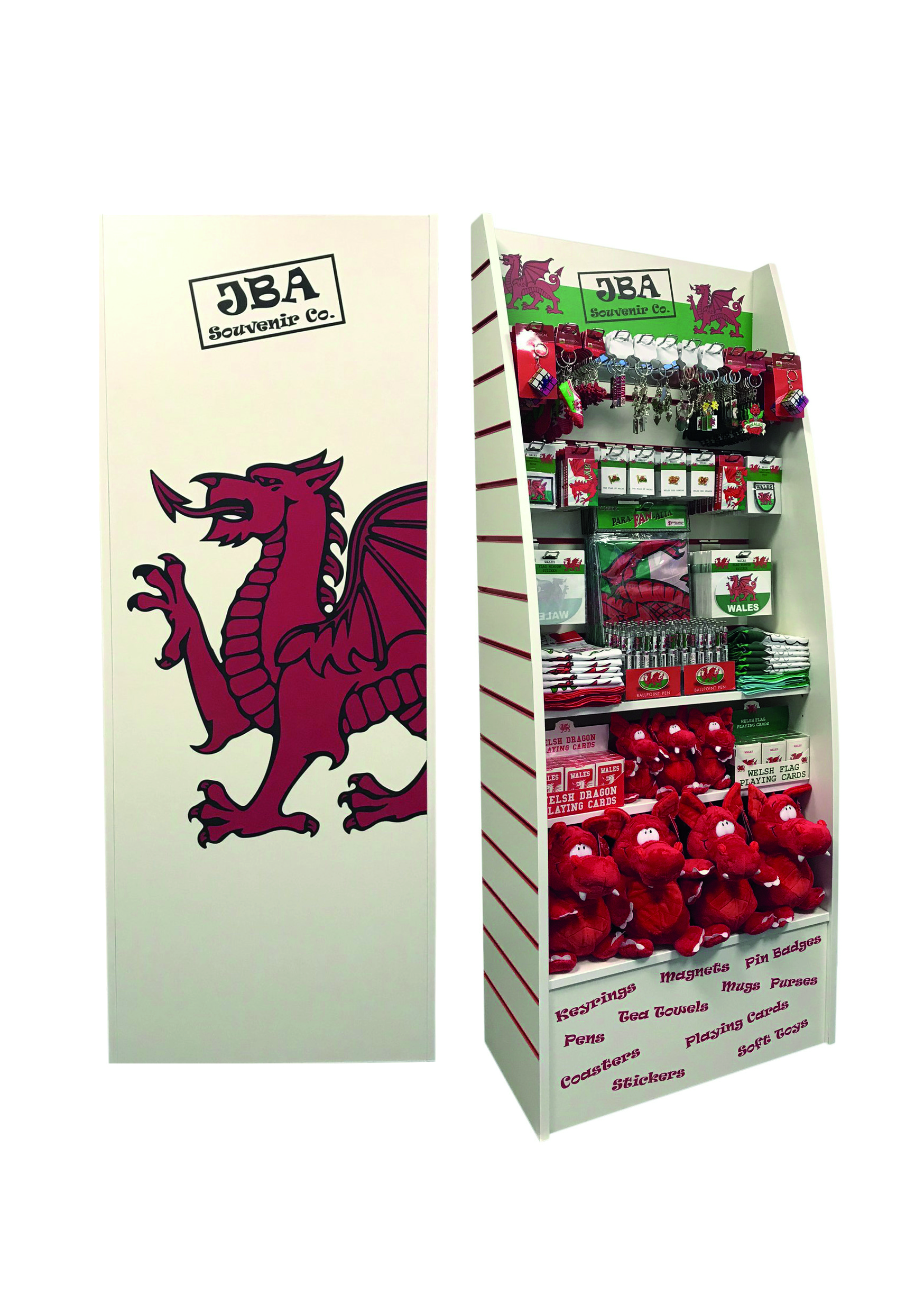 JBA Wales Souvenir Display Stand