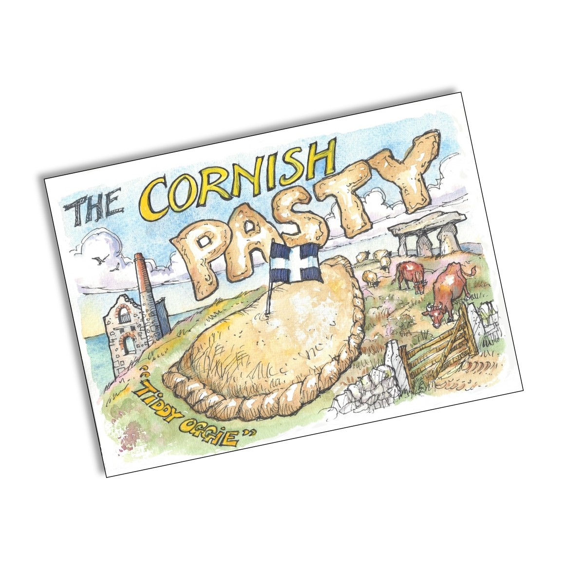 Tin Plate Magnet Cornish Pasty