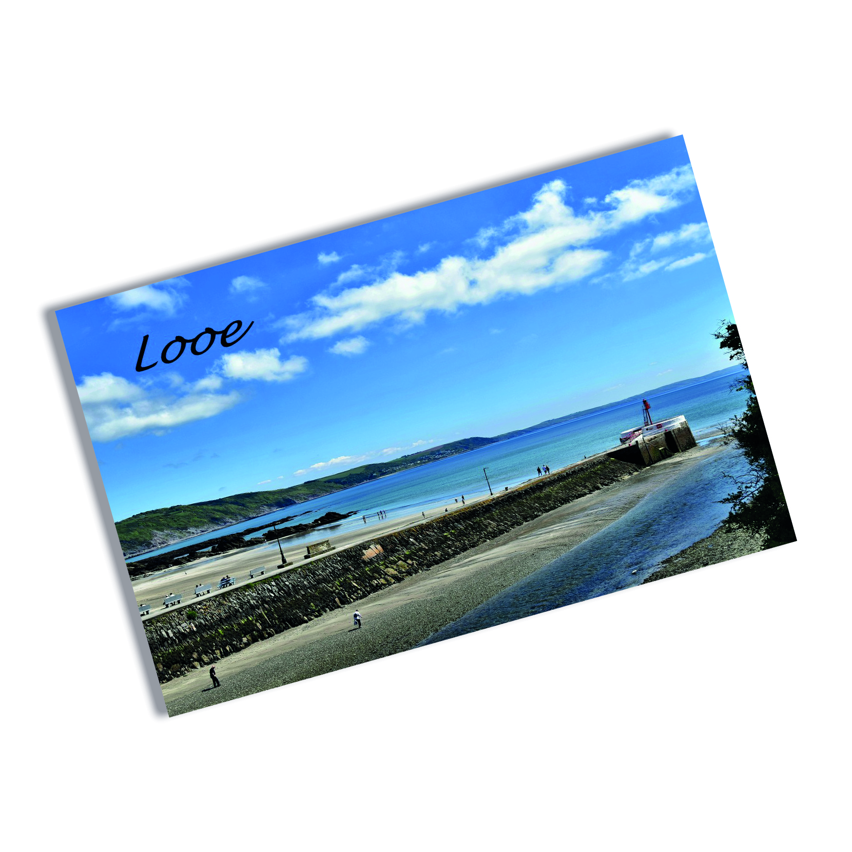 Tin Plate Magnet Looe Banjo Pier