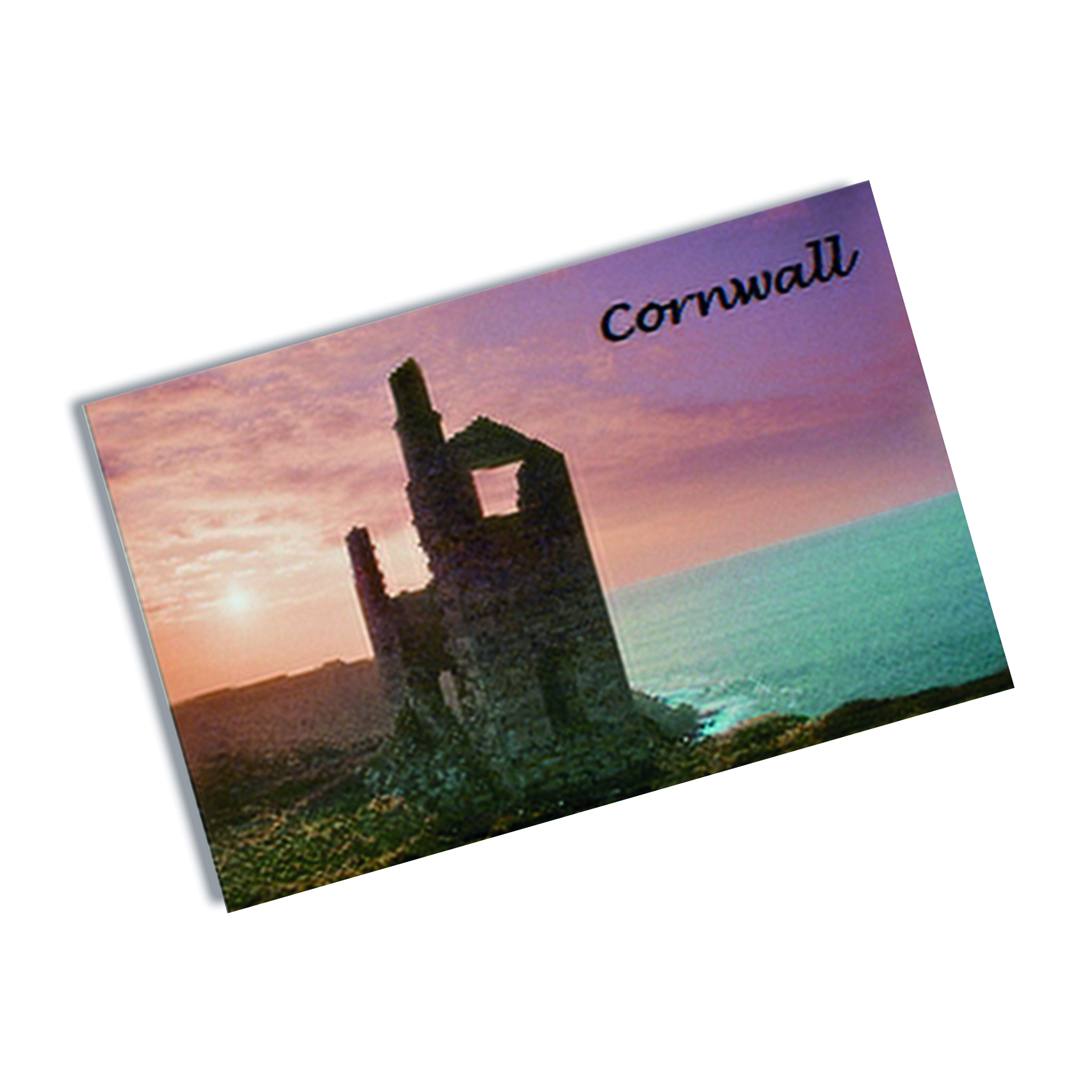 Tin Plate Magnet Tin Mine Sunset