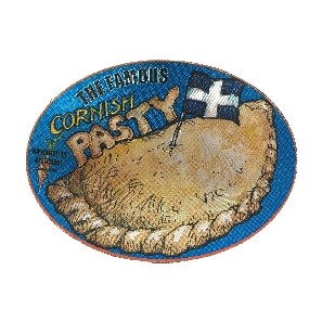 Famous Cornish Pasty Foil Magnet