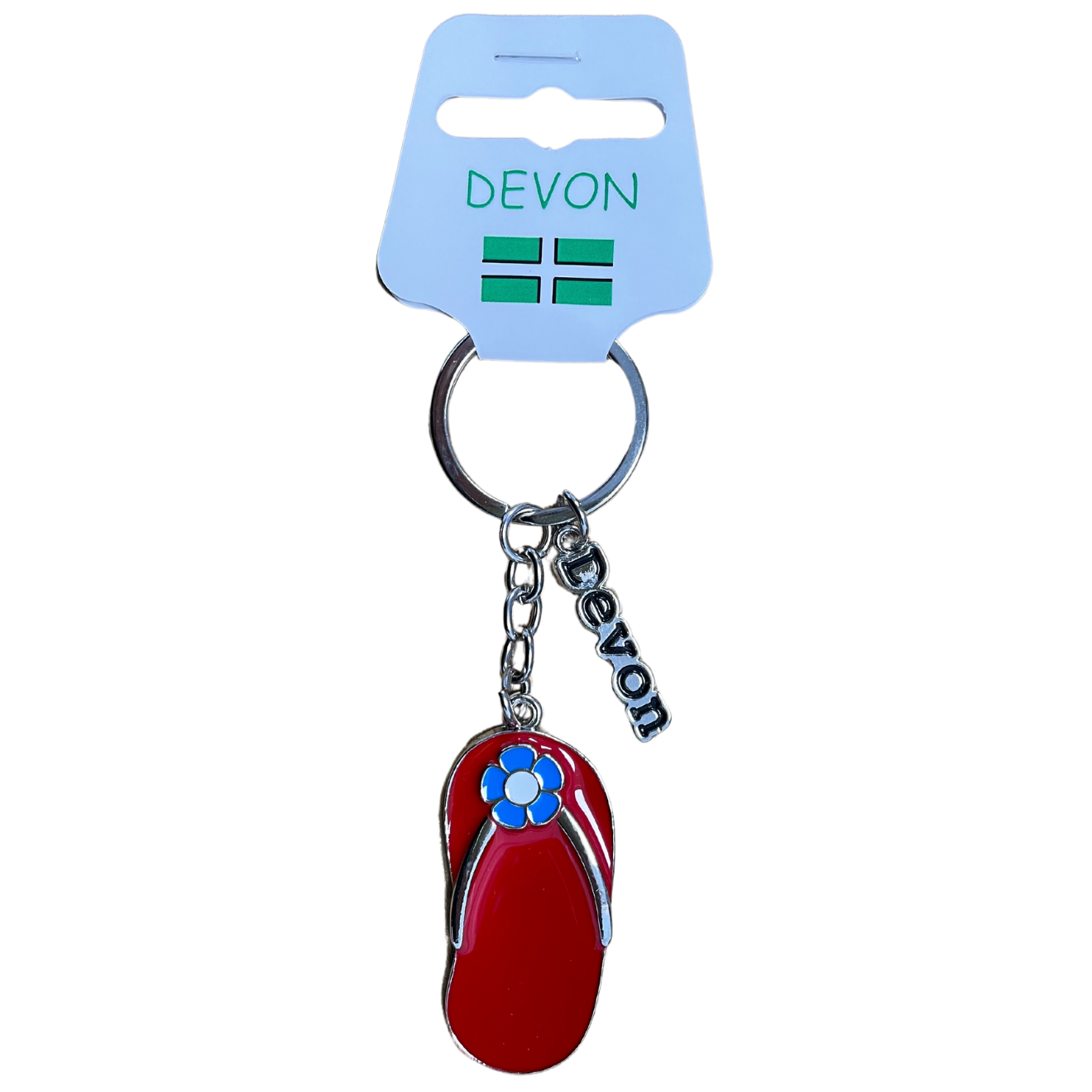 Devon Flip Flop Metal Keyring