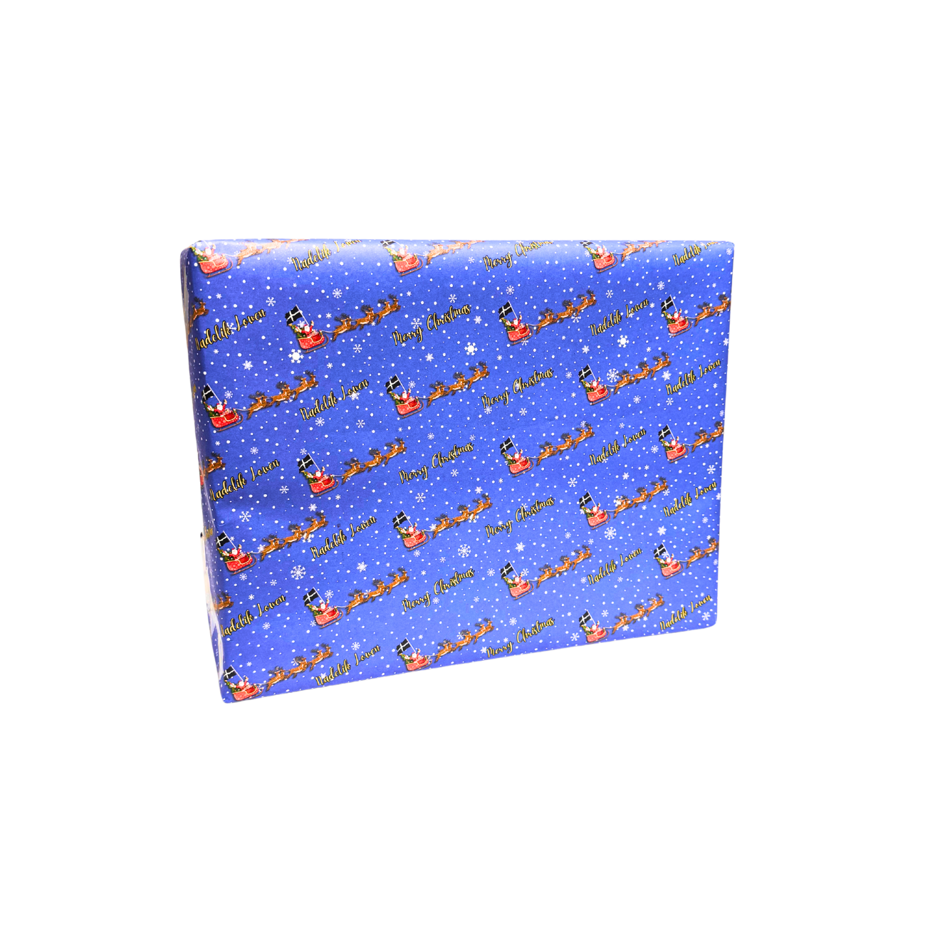 Cornwall Santa in Sleigh Gift Wrap