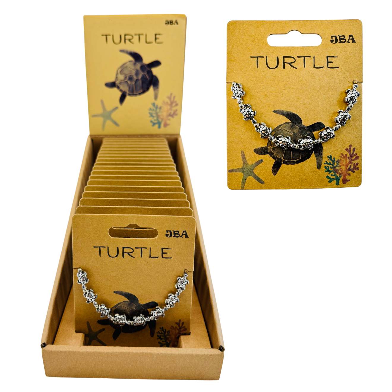 Carded Turtle Bracelet