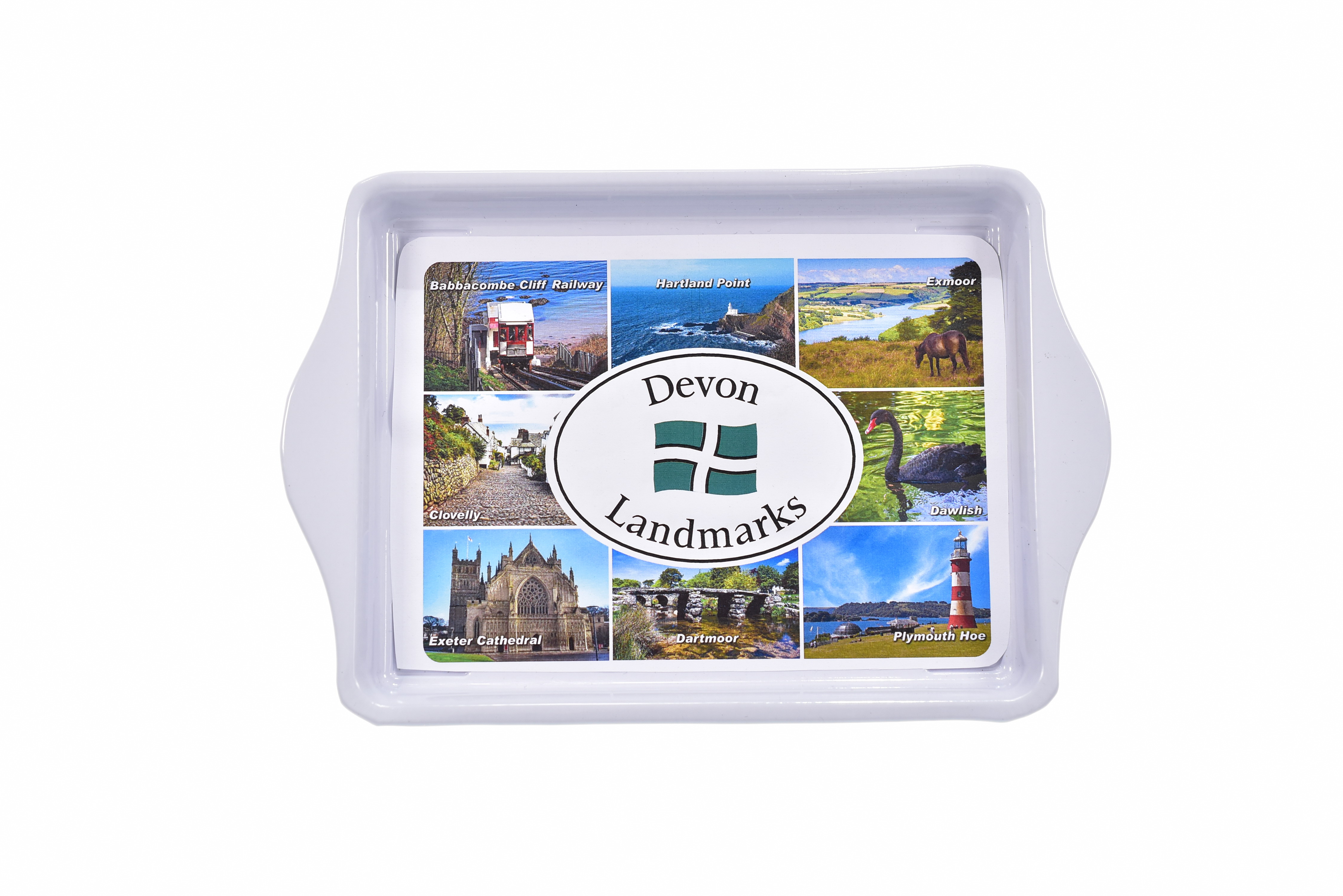 Devon Landmarks small Tin Tray 21 cm