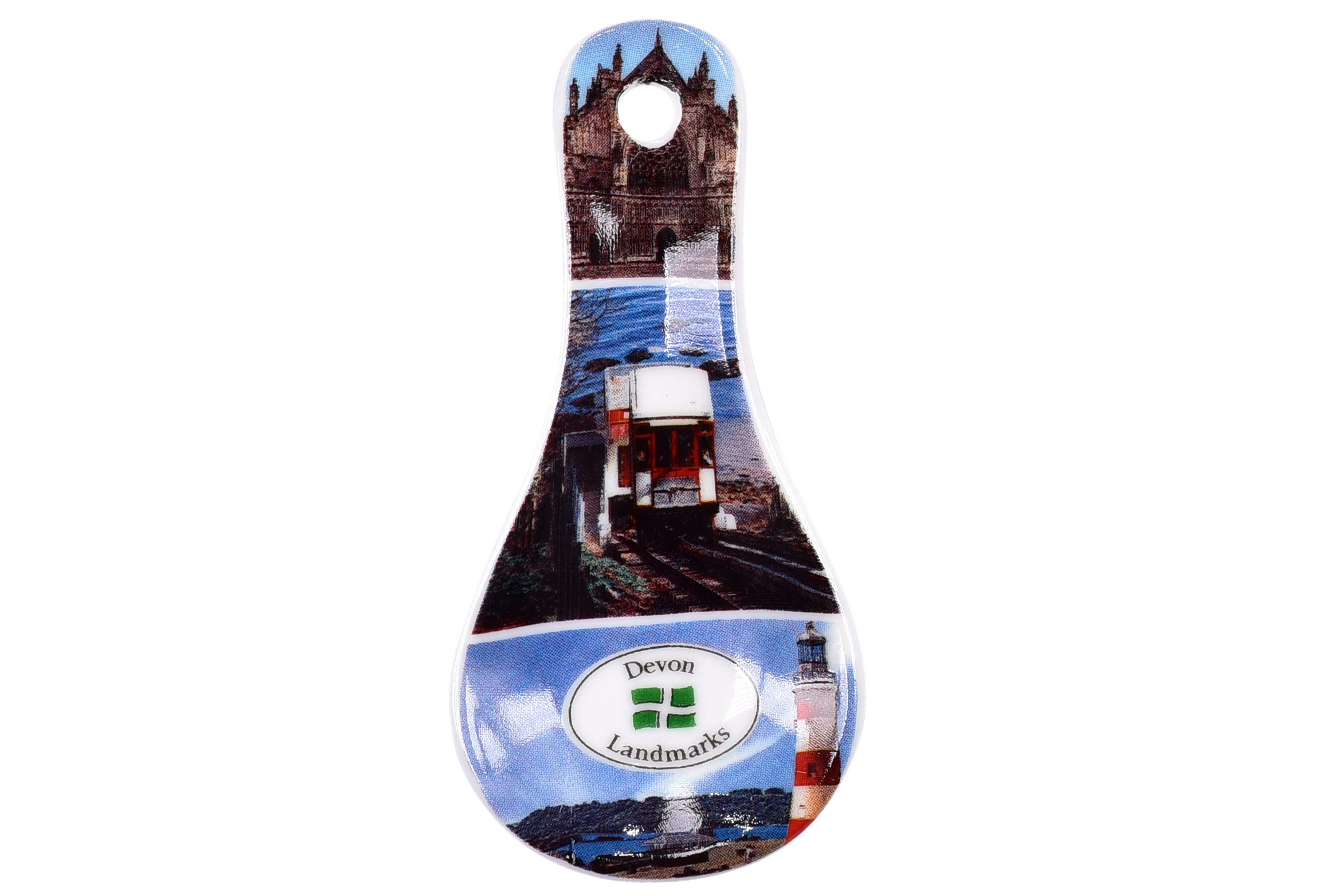 Devon Landmarks Ceramic Spoon Magnet