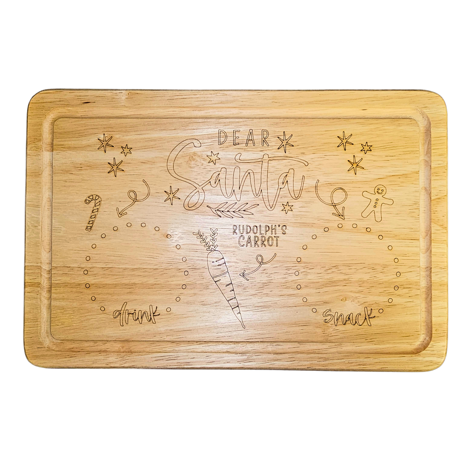 Santa snack board